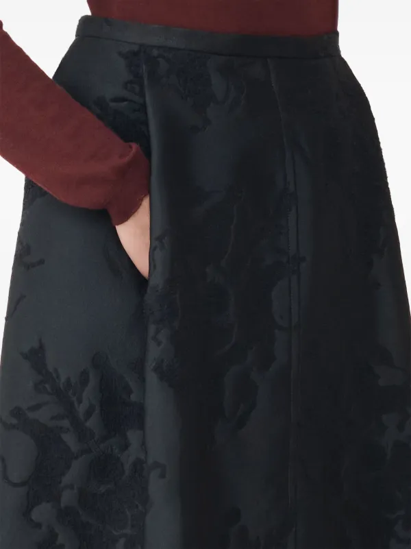 [FABIANA FILIPPI] ジャカードスカート Fabiana Filippi ジャカード スカート | ブラック | FARFETCH JP