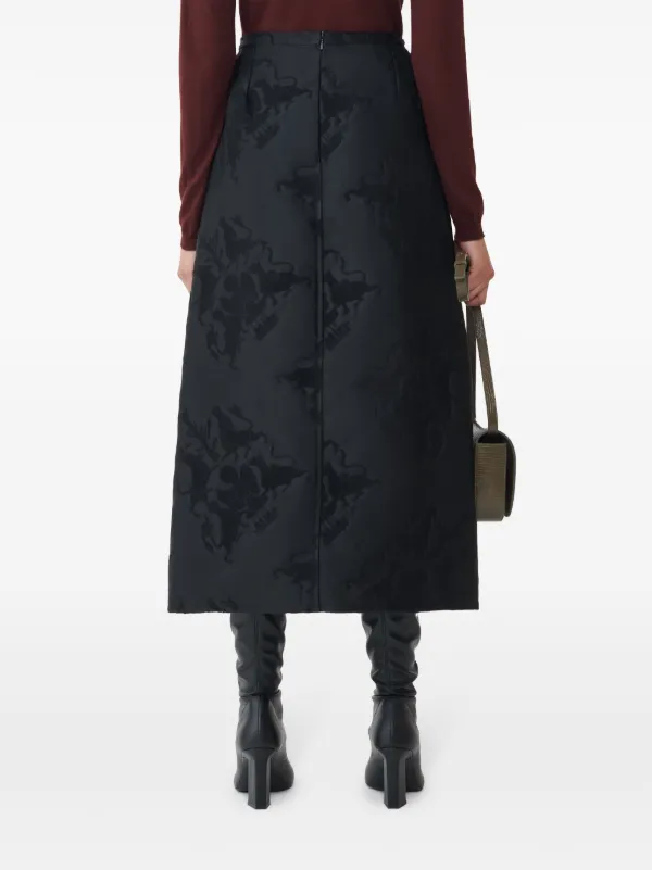 [FABIANA FILIPPI] ジャカードスカート Fabiana Filippi ジャカード スカート | ブラック | FARFETCH JP