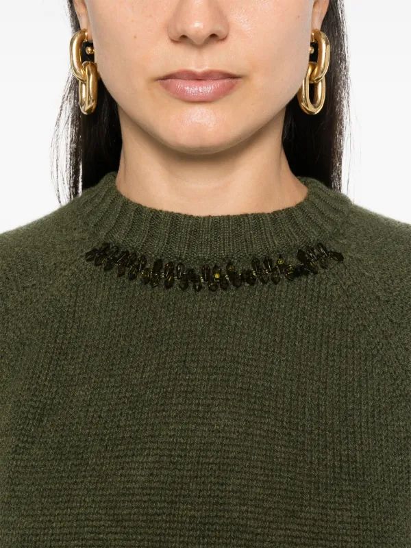 Fabiana Filippi Cashmere Sweater | Green | FARFETCH AO