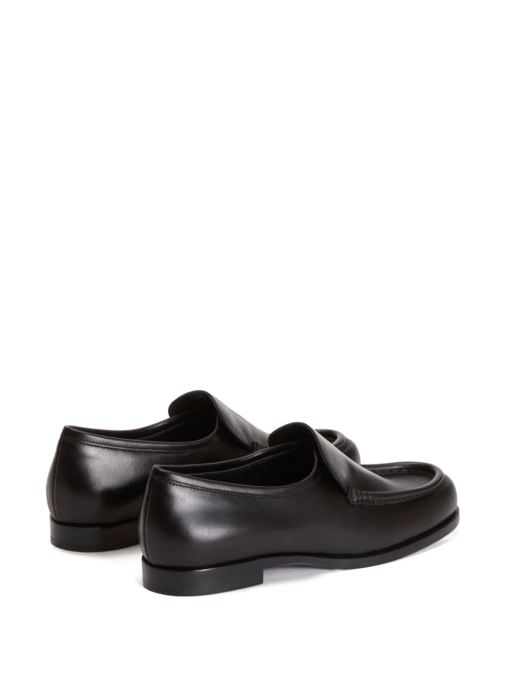 Fabiana Filippi leather loafers - Zwart