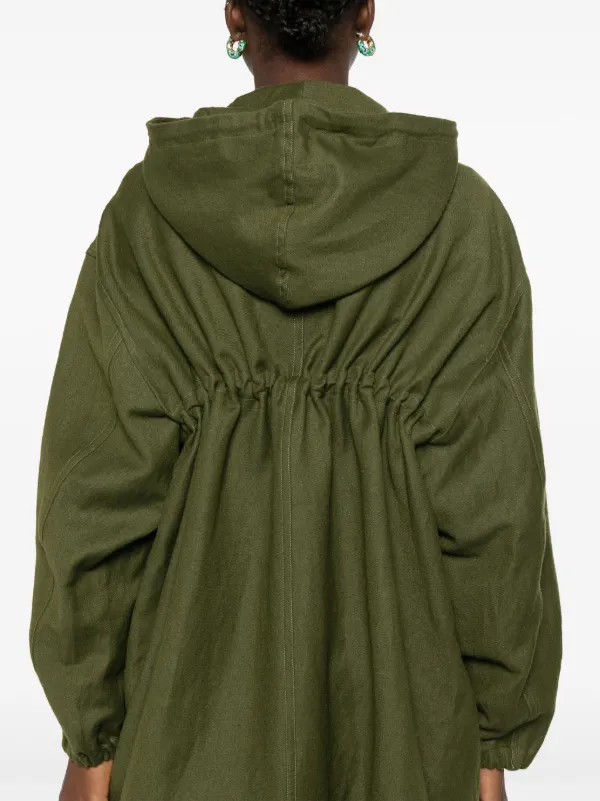 Fabiana Filippi Hooded Windbreaker | Green | FARFETCH