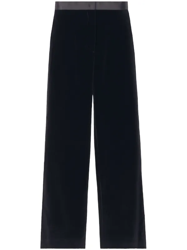 Fabiana Filippi Hose Aus Samt | Schwarz | FARFETCH DE