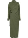 Fabiana Filippi wrap maxi dress - Green