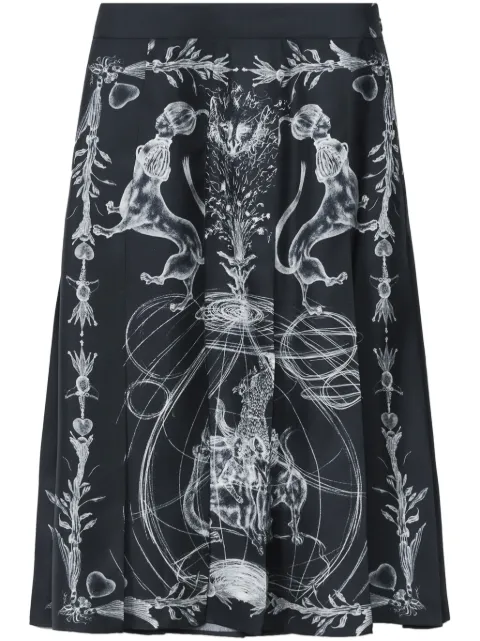 Fabiana Filippi printed silk skirt