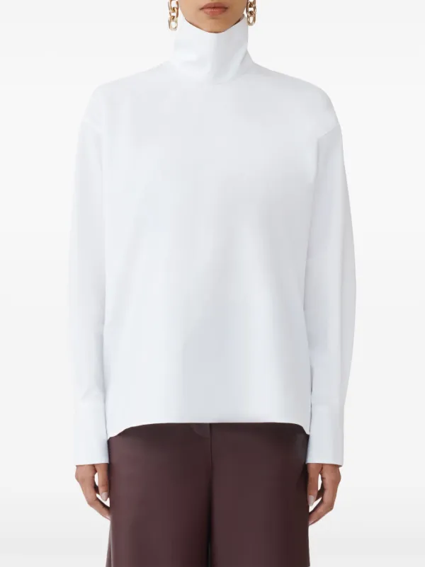 Fabiana Filippi Poplin Cotton Shirt | White | FARFETCH HK