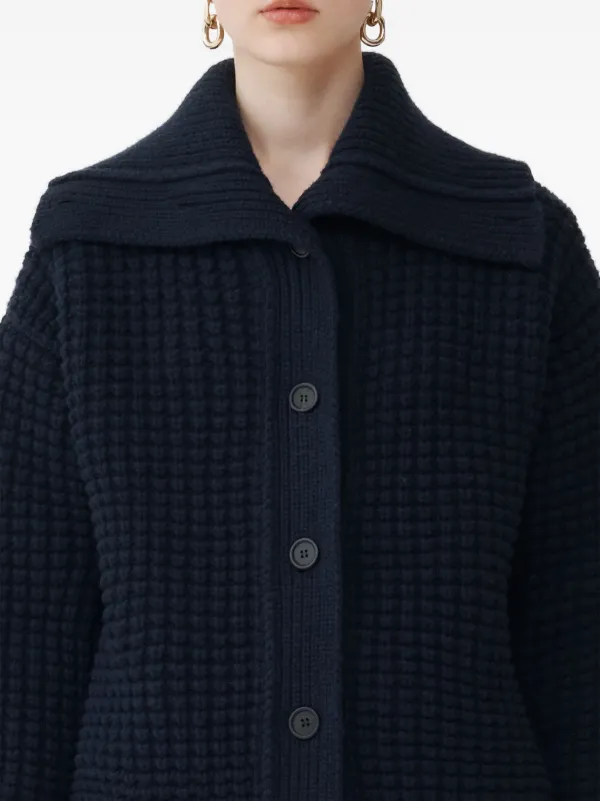 アウターその他 FABIANA FILIPPI VIRGIN WOOL CARDIGAN Fabiana Filippi Virgin Wool Cardigan in Black | Lyst