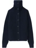 Fabiana Filippi waffle-knit cardigan - Blue