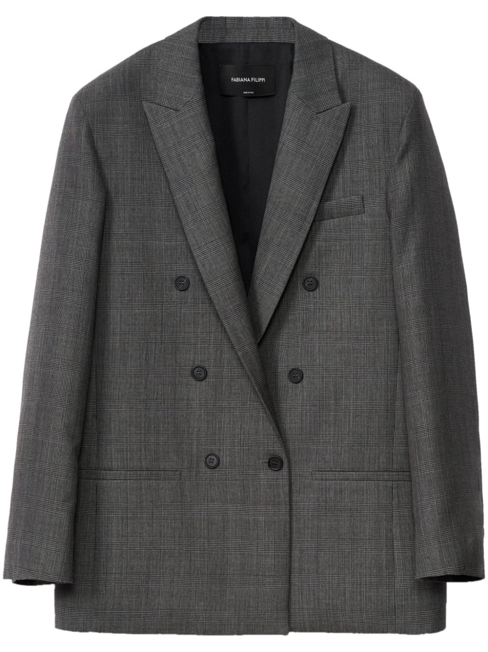 Fabiana Filippi Glen blazer - Grey