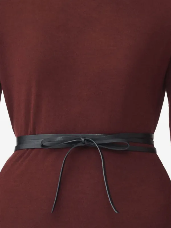 [FABIANA FILIPPI] ナッパレザーベルト Fabiana Filippi レザーベルト | ブラック | FARFETCH JP
