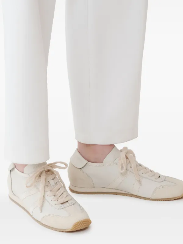 [FABIANA FILIPPI] スエード レザー ロートップスニーカー Fabiana Filippi Nappa leather-suede Sneakers | Yellow | FARFETCH
