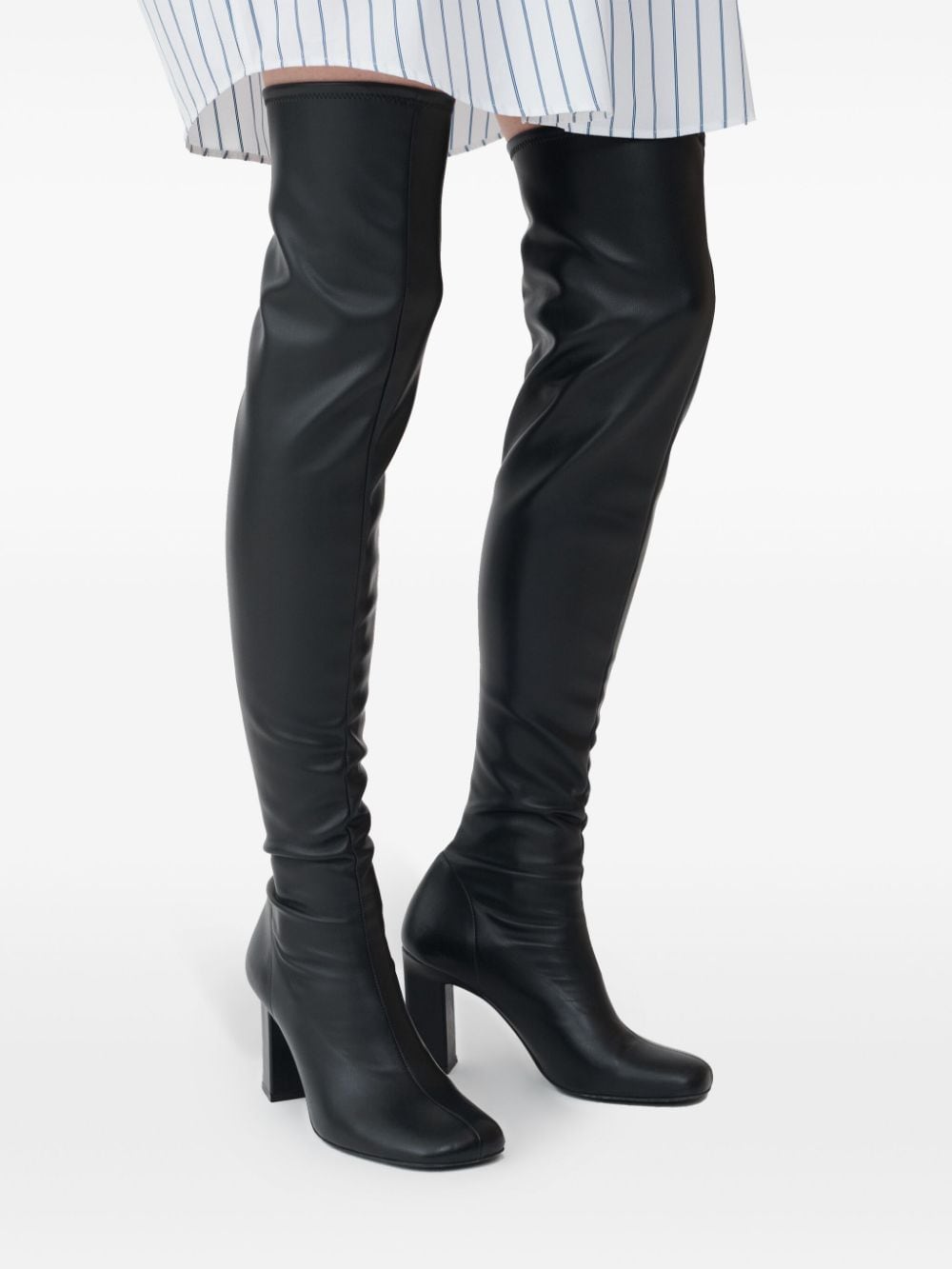 FABIANA FILIPPI FAUX-LEATHER BOOTS 