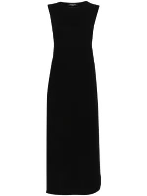 Mnot Hooded open-back Maxi Dress | Black | FARFETCH
