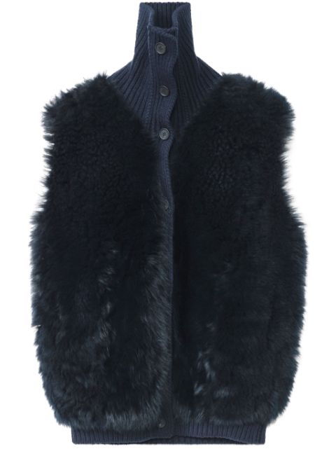 Fabiana Filippi shearling-panelled vest