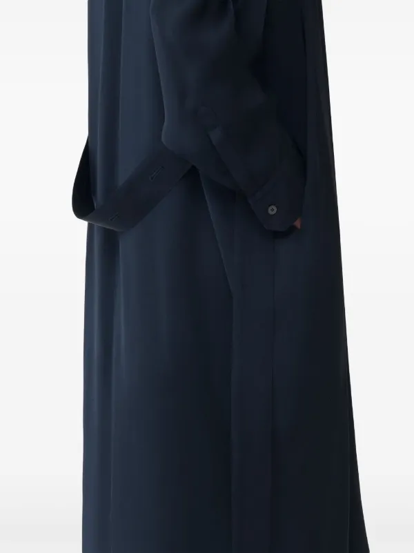 Fabiana Filippi サテン ドレス | ブルー | FARFETCH JP