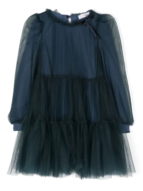 Monnalisa tiered tulle dress