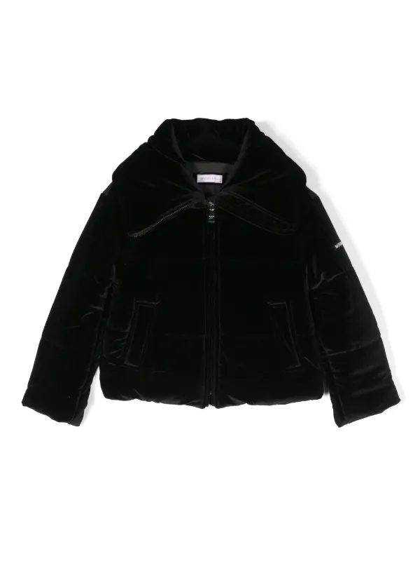 MONNALISAショートダウンジャケット140サイズ　美品 Monnalisa パデッドジャケット | ブラック | FARFETCH JP