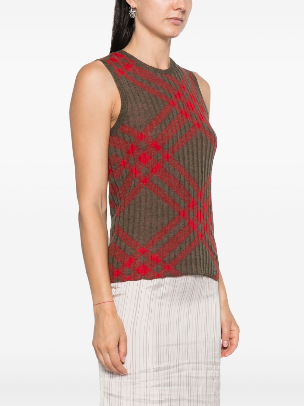 Burberry check-pattern top Women