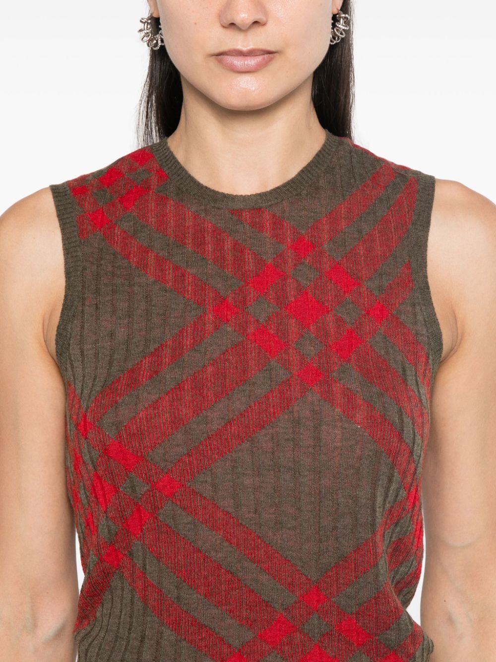 Burberry check-pattern top Women