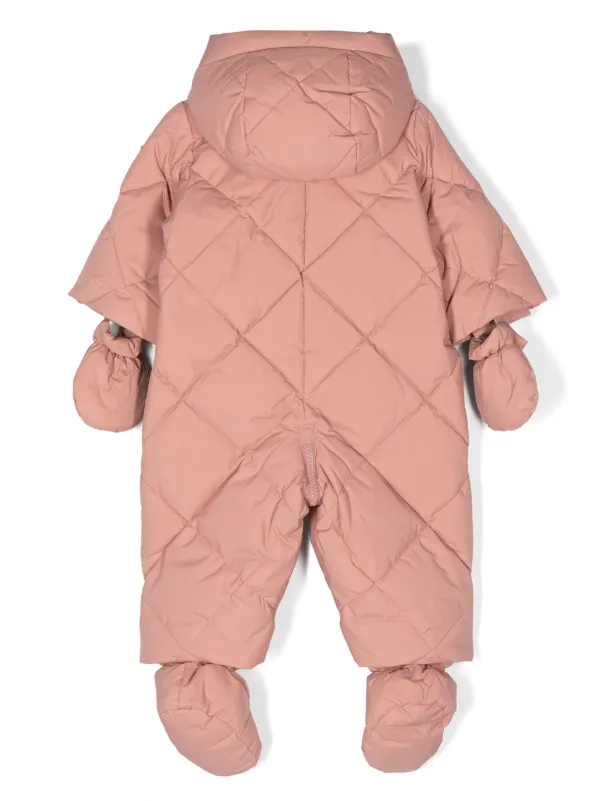 Bonpoint パデッド ロンパース | ピンク | FARFETCH JP