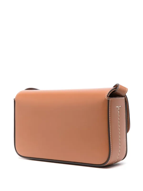 Tod's T タイムレス ショルダーバッグ ミニ | ブラウン Tod's T タイムレス ショルダーバッグ ミニ | ブラウン