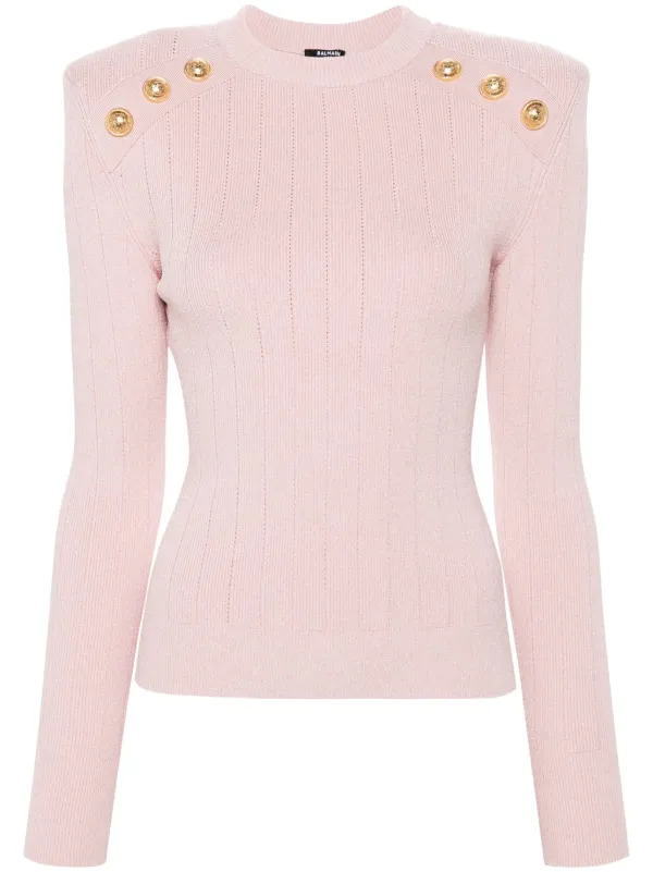 Balmain button sweater deals