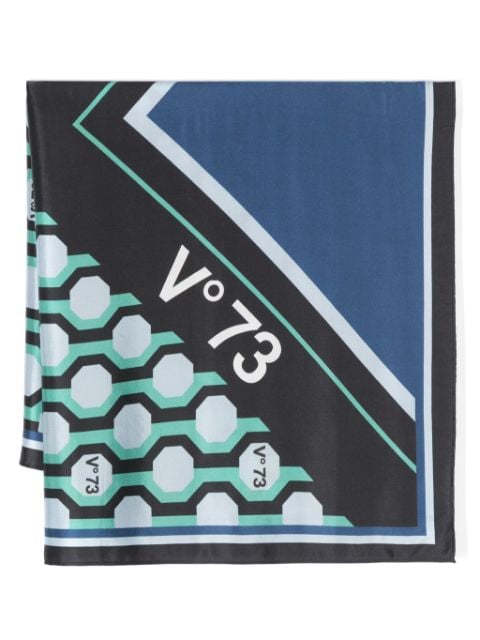 V°73 foulard à motif géométrique