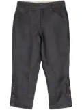 Hermès Pre-Owned 2010s linen trousers - Blue