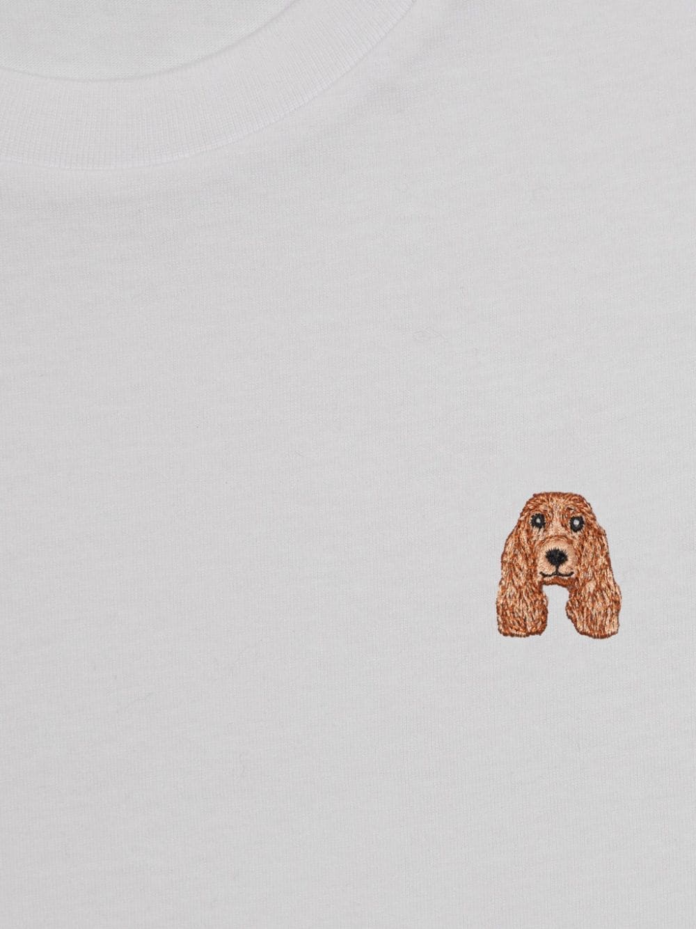 Shop Pelo Foundation Dog-appliqué T-shirt In White