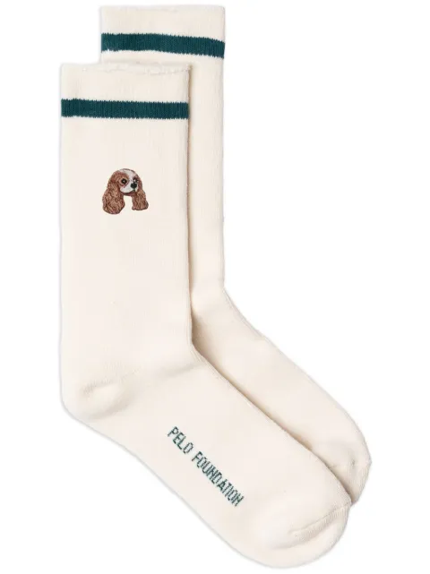 PELO FOUNDATION chaussettes à patch cavalier king