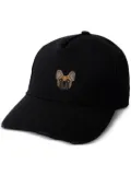 PELO FOUNDATION bouledogue-patch cotton cap - Black