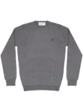 PELO FOUNDATION dog-appliqué jumper - Grey