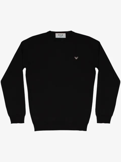 PELO FOUNDATION pull à appliqué chien