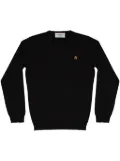 PELO FOUNDATION dog-appliqué jumper - Black