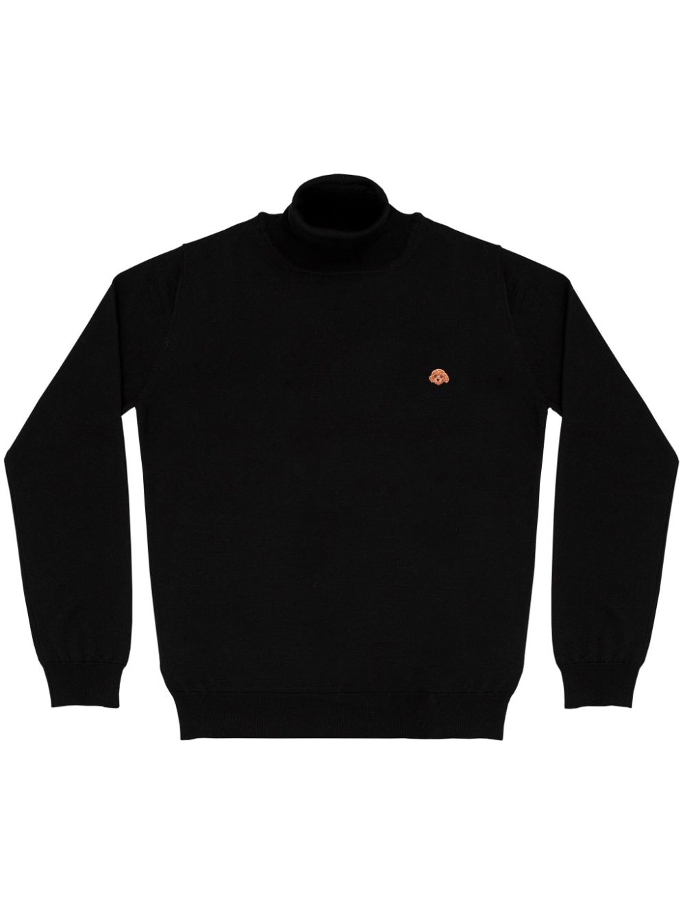 PELO FOUNDATION dog-appliqué jumper - Nero