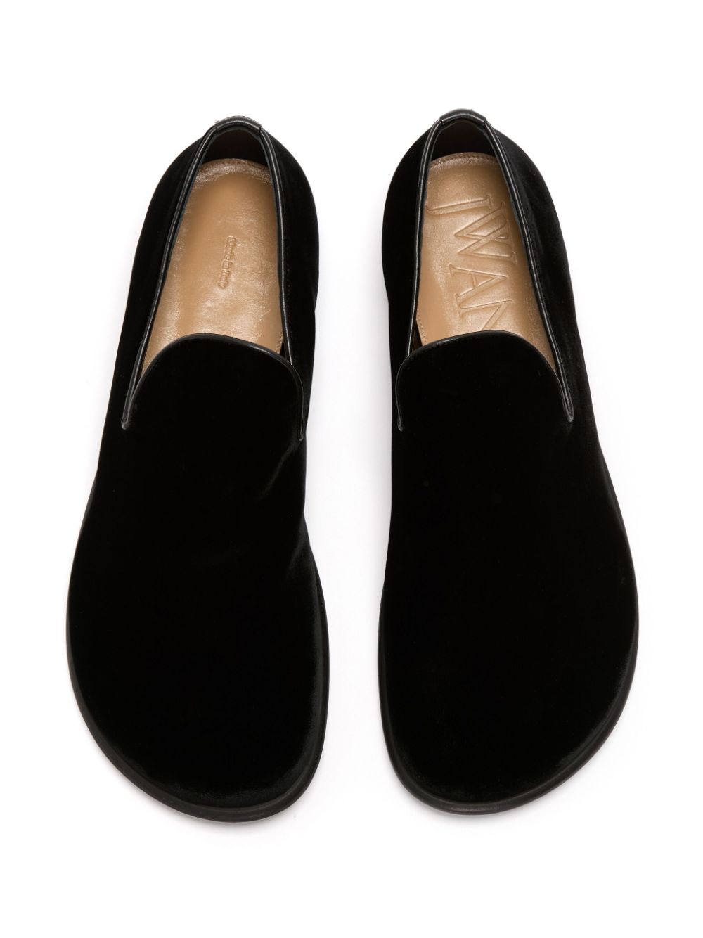 JW Anderson Fluwelen loafers Zwart