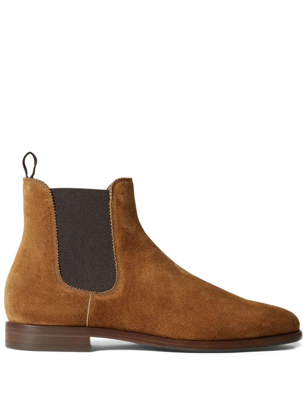 Ralph Lauren Purple Label Suède enkellaarzen Bruin