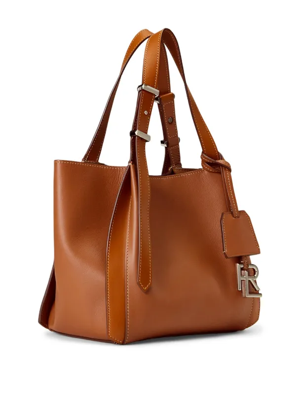 Ralph lauren tan tote bag best sale