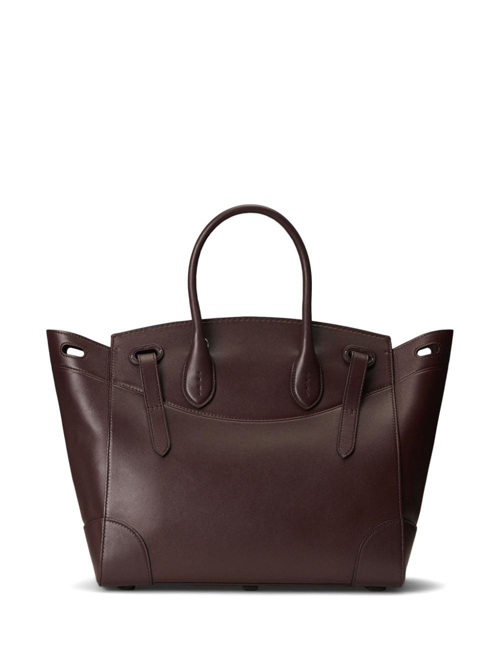 Shop Ralph Lauren Medium Ricky 33 Tote Bag In Brown