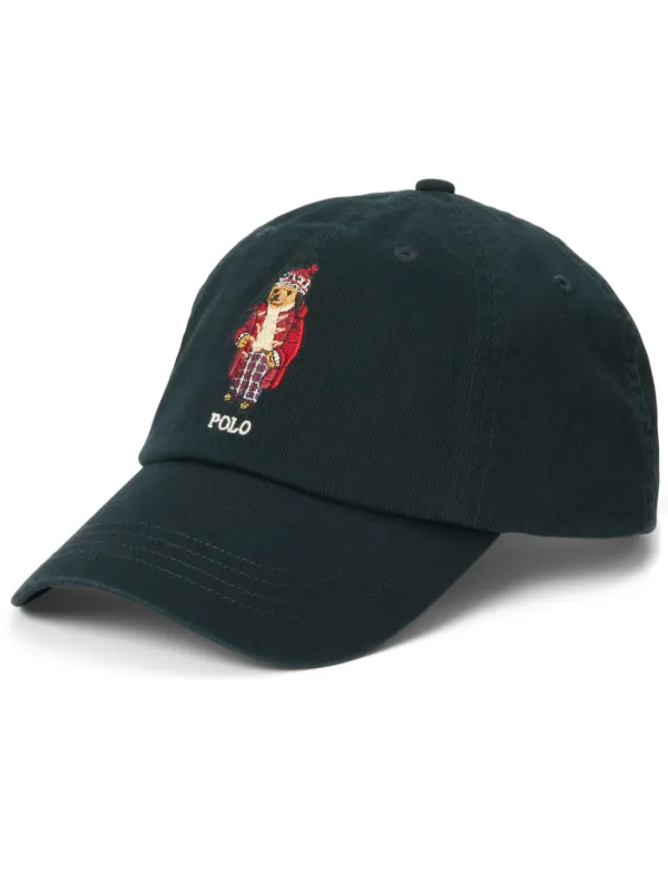 Polo Ralph Lauren Polo Bear embroidery Baseball Hat Black FARFETCH UK