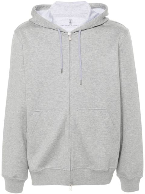 Brunello Cucinelli melange hoodie Men