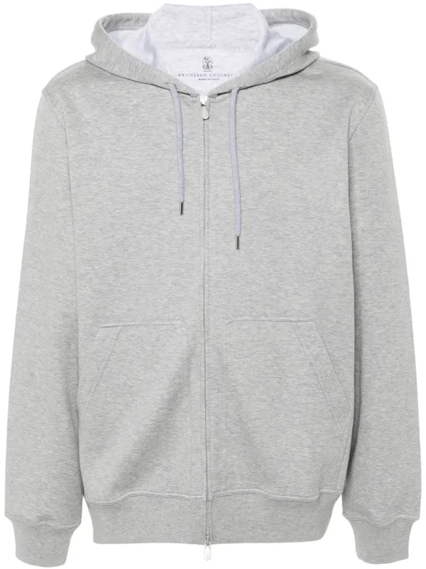 スウェット・トレーナー BRUNELLO CUCINELLI GREY COTTON SWEATSHIRT Sweatshirt with logo (242MG927HC702C080) for Woman