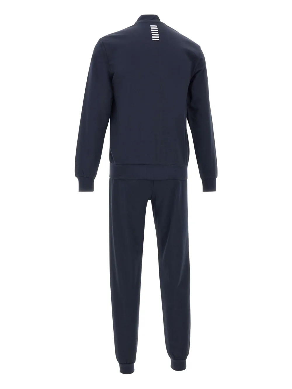 Ea7 Emporio Armani zip-up logo tracksuit BLUE