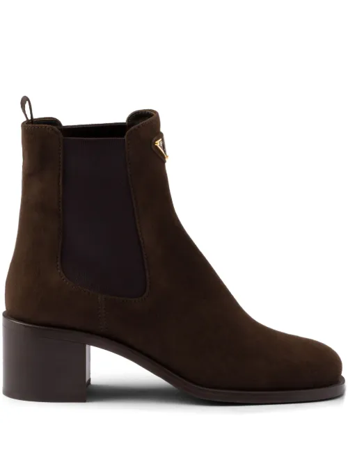 Bottines en daim 55 mm - Prada - Modalova