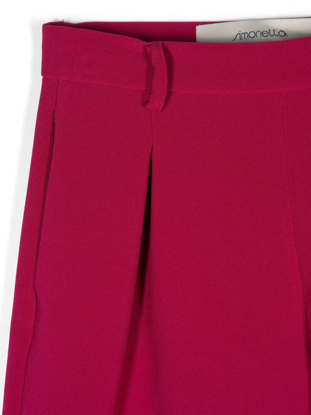 Shop Simonetta Pleated Trousers In Pink