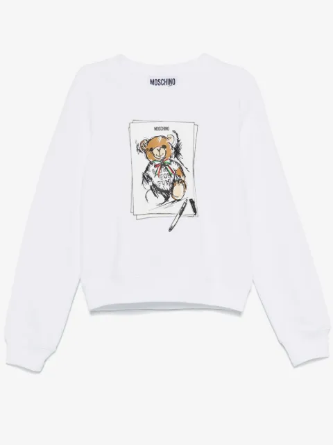 Moschino sudadera con motivo Teddy Bear