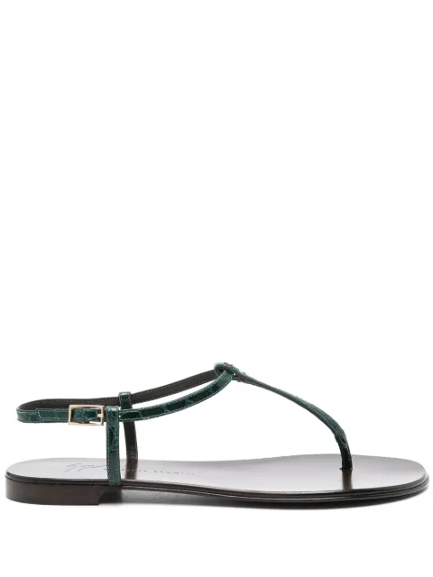 Giuseppe Zanotti crocodile-embossed sandals