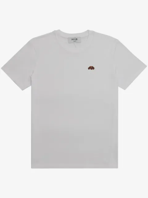 PELO FOUNDATION dog-appliqué T-shirt