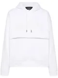 DSQUARED2 logo-debossed hoodie - White