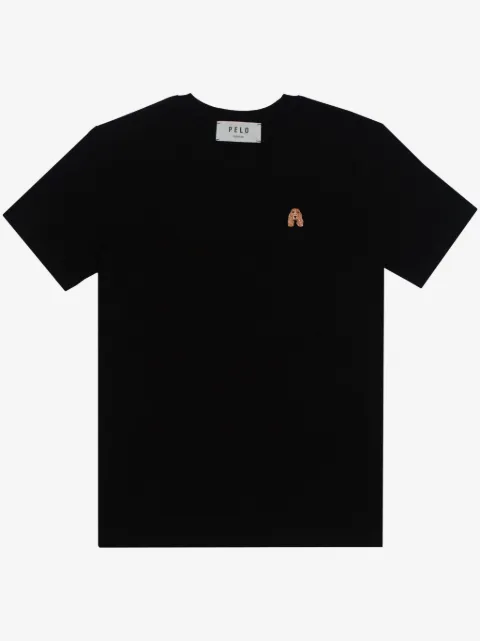 PELO FOUNDATION dog-appliqué T-shirt