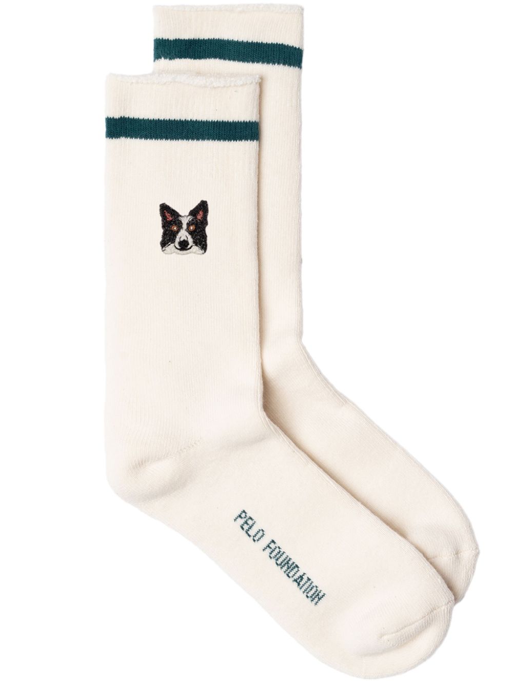 border collie-patch socks